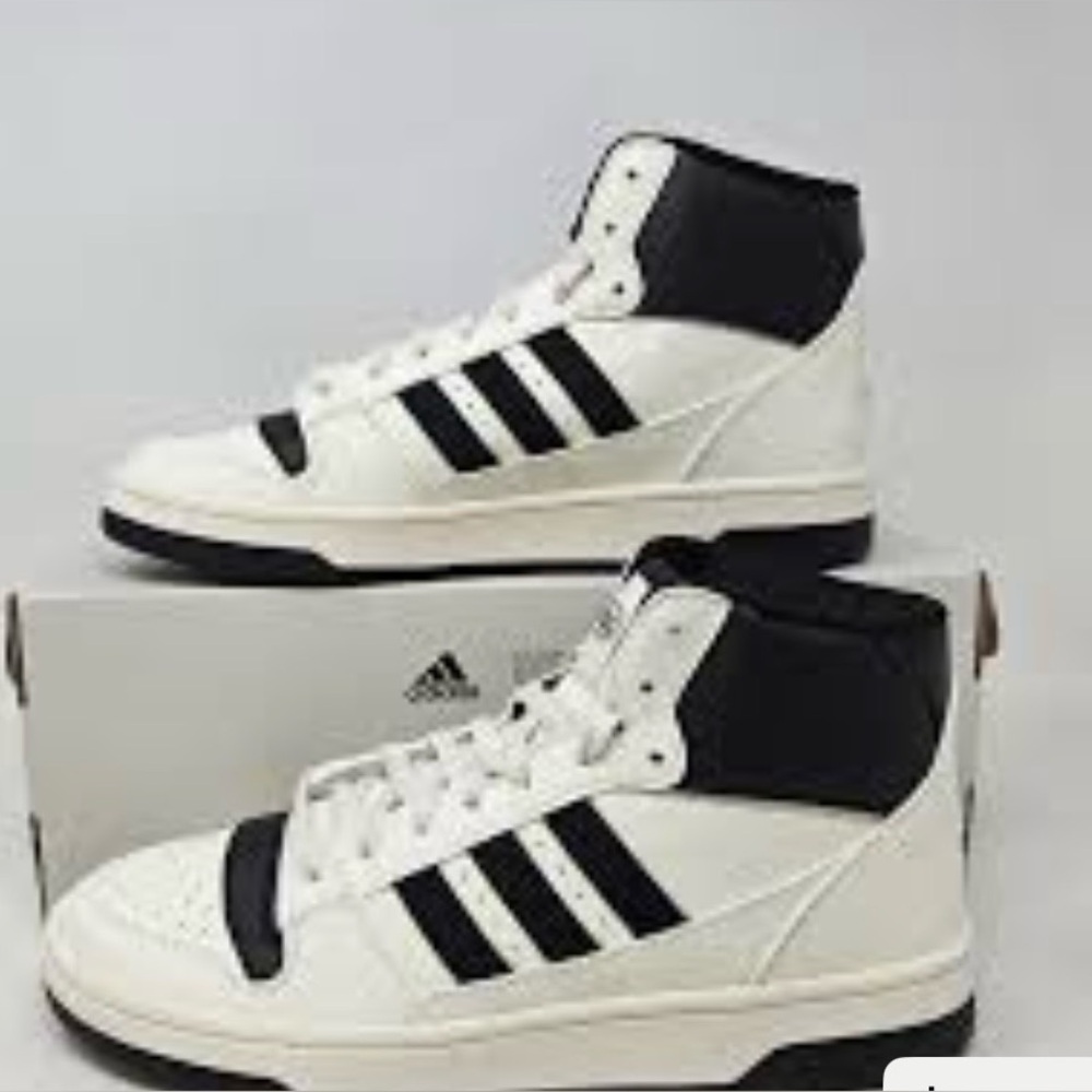 Adidas womens Black and Cream Sneakers